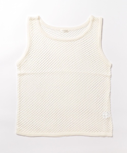apres jour mignon(アプレジュールミニョン)の「メッシュタンクトップ【ZOZOTOWN限定アイテム】(タンクトップ・レディース・オフホワイト/ブラック/グリーン/ブルー・フリー/X-LARGE)」の5枚目の写真