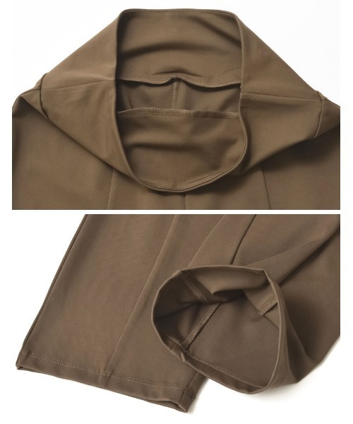 Re:EDIT（リエディ）の「[UVカット][接触冷感][速乾][水陸両用][DAILY SWIM][低身長/高身長/大きいサイズ有]ラッシュガードフロントスリットorスリットなし選べるスイムパンツ（水着・レディース・ブラック/ブラウン/ブラウン系その他/ブラック系その他・SHORT/MEDIUM/TALL/LARGE/X-LARGE）」の9枚目の写真