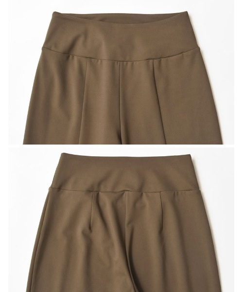 Re:EDIT（リエディ）の「[UVカット][接触冷感][速乾][水陸両用][DAILY SWIM][低身長/高身長/大きいサイズ有]ラッシュガードフロントスリットorスリットなし選べるスイムパンツ（水着・レディース・ブラック/ブラウン/ブラウン系その他/ブラック系その他・SHORT/MEDIUM/TALL/LARGE/X-LARGE）」の10枚目の写真