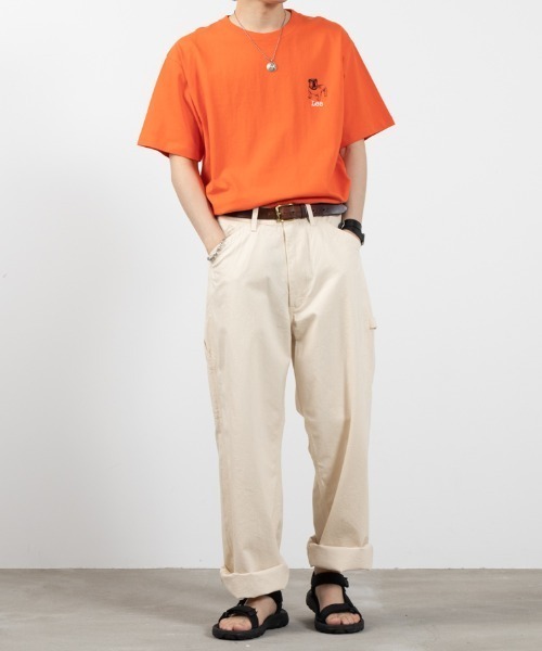 Lee リー ブルドッグプリント半袖Tシャツ（Tシャツ/カットソー