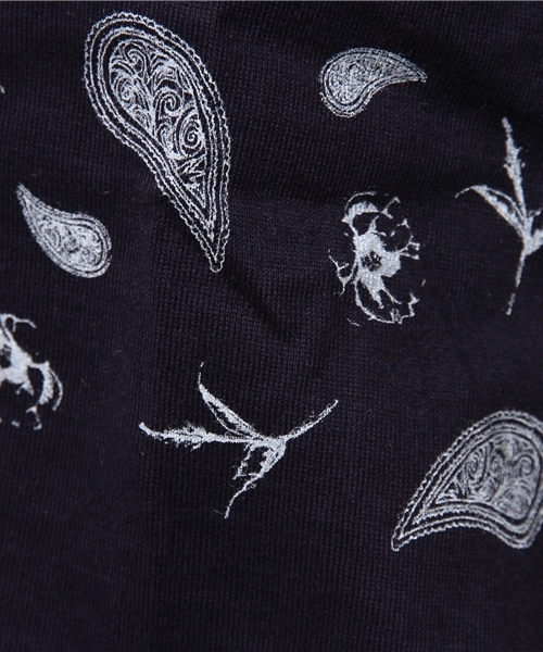 OUTLET(アウトレット)の「【CIAOPANIC TYPY】POC総柄ボーダーTEE(Tシャツ/カットソー・レディース・ネイビー・FREE)」の10枚目の写真