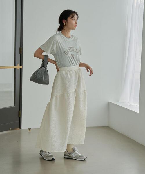 coen（コーエン）の「レトロスポーツプリントTシャツ（Tシャツ/カットソー・レディース・ライトグレー/ダークブラウン/ケリーグリーン・M/L）」の4枚目の写真