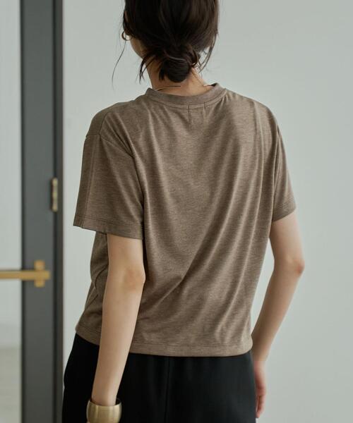 coen（コーエン）の「レトロスポーツプリントTシャツ（Tシャツ/カットソー・レディース・ライトグレー/ダークブラウン/ケリーグリーン・M/L）」の6枚目の写真