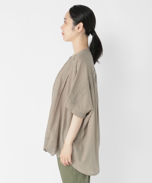 studio CLIP（スタディオクリップ）の「ギャザー刺繍チュニック