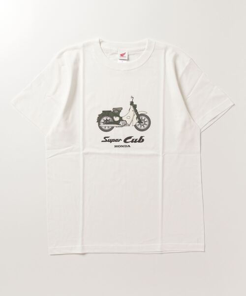 THE BAREFOOT(ベアフット)の「【 HONDA / ホンダ 】 スーパーカブ ベーシックTシャツ 半袖 2301HD01-01 ONI(Tシャツ/カットソー・メンズ・ブラック/オフホワイト/ホワイト/ネイビー・X-LARGE/LARGE/MEDIUM)」の7枚目の写真