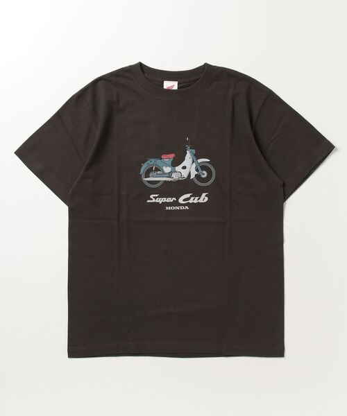 THE BAREFOOT(ベアフット)の「【 HONDA / ホンダ 】 スーパーカブ ベーシックTシャツ 半袖 2301HD01-01 ONI(Tシャツ/カットソー・メンズ・ブラック/オフホワイト/ホワイト/ネイビー・X-LARGE/LARGE/MEDIUM)」の6枚目の写真