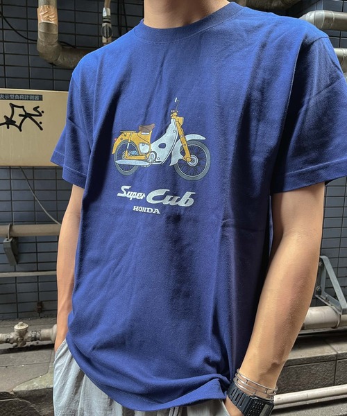 THE BAREFOOT(ベアフット)の「【 HONDA / ホンダ 】 スーパーカブ ベーシックTシャツ 半袖 2301HD01-01 ONI(Tシャツ/カットソー・メンズ・ブラック/オフホワイト/ホワイト/ネイビー・X-LARGE/LARGE/MEDIUM)」の11枚目の写真