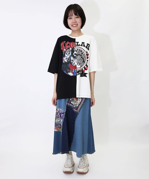 ScoLar（スカラー）の「132692：ロックなネコ×スカラーちゃん