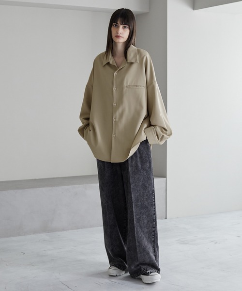 cussil/クシル】TRストレッチルーズシルエット2wayオープン
