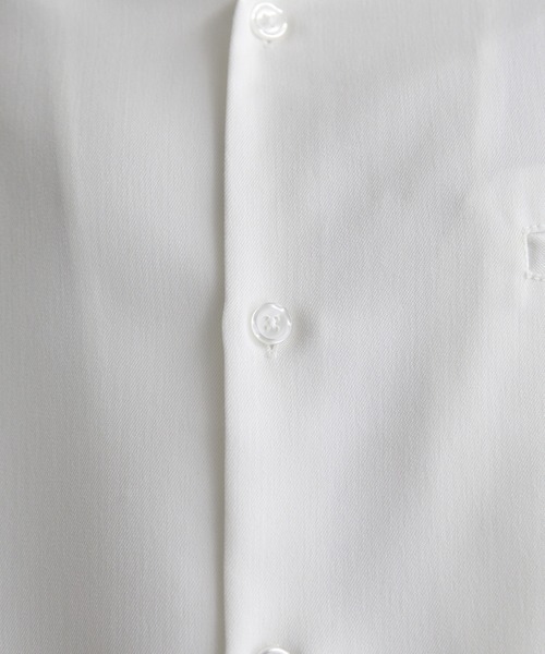 cussil（クシル）の「【cussil/クシル】TRストレッチルーズシルエット2wayオープンカラーロングスリーブシャツ（シャツ/ブラウス・メンズ・ライトグレー/チャコールグレー/ブラック/オフホワイト/ダークブラウン/ダークグリーン/ライトブルー/グレイッシュベージュ・M/L/S）」の12枚目の写真