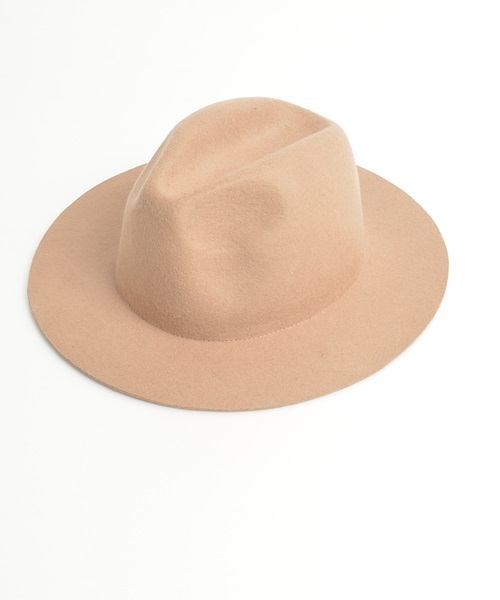 Khaju（カージュ）の「Khaju: フェルトハット□（ハット・レディース・キャメル/ネイビー/ブラック/カーキ・ONE SIZE）」の8枚目の写真