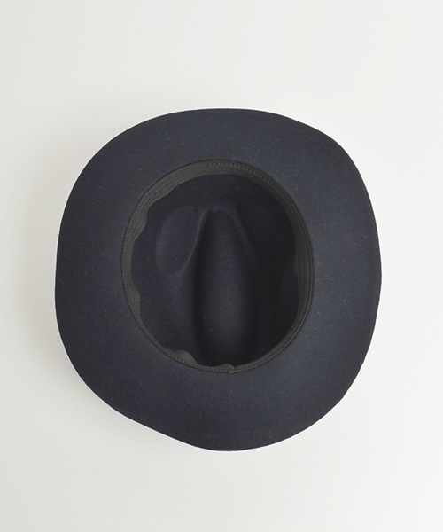 Khaju（カージュ）の「Khaju: フェルトハット□（ハット・レディース・キャメル/ネイビー/ブラック/カーキ・ONE SIZE）」の9枚目の写真