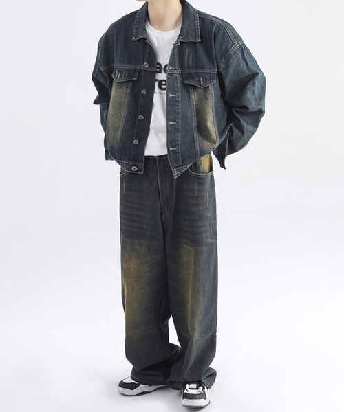 Theater code(シアターコード)の「▲vintage like denim shirt/ヴィンテージライク デニム シャツ(シャツ/ブラウス・メンズ・ブルー・M/L/XL)」の14枚目の写真