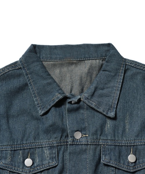 Theater code(シアターコード)の「▲vintage like denim shirt/ヴィンテージライク デニム シャツ(シャツ/ブラウス・メンズ・ブルー・M/L/XL)」の5枚目の写真