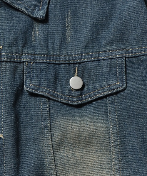 Theater code(シアターコード)の「▲vintage like denim shirt/ヴィンテージライク デニム シャツ(シャツ/ブラウス・メンズ・ブルー・M/L/XL)」の6枚目の写真