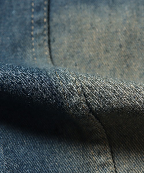 Theater code(シアターコード)の「▲vintage like denim shirt/ヴィンテージライク デニム シャツ(シャツ/ブラウス・メンズ・ブルー・M/L/XL)」の8枚目の写真