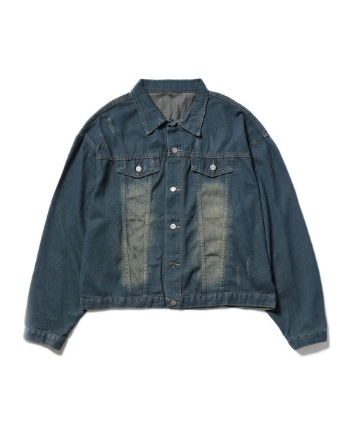 Theater code(シアターコード)の「▲vintage like denim shirt/ヴィンテージライク デニム シャツ(シャツ/ブラウス・メンズ・ブルー・M/L/XL)」の4枚目の写真