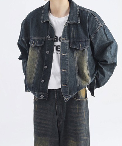 Theater code(シアターコード)の「▲vintage like denim shirt/ヴィンテージライク デニム シャツ(シャツ/ブラウス・メンズ・ブルー・M/L/XL)」の11枚目の写真