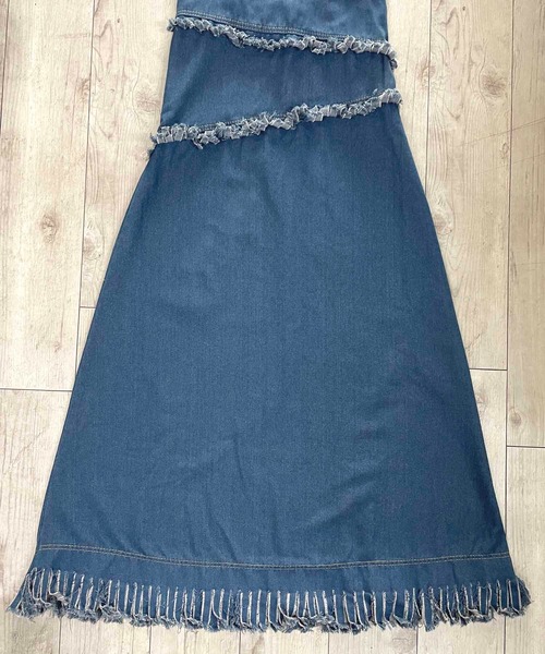 セール】デニム切り替えワンピース（ワンピース）｜NANEA（ナネア）の