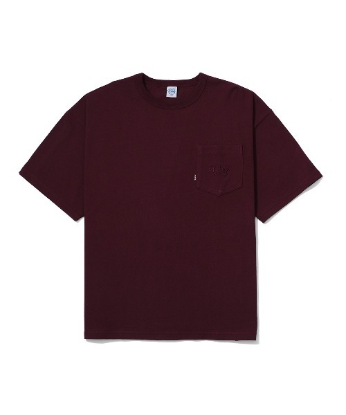 KEBOZ(ケボズ)の「POCKET S/S TEE 2(Tシャツ/カットソー・メンズ・サックスブルー/オレンジ/グリーン/パープル/ホワイト/スカイブルー/バーガンディー/ブラウン/マスタード/オリーブ系/ミックスグレー/ネイビー/ブラック/ブルー/クリーム・2XL/L/XL/M/S)」の14枚目の写真