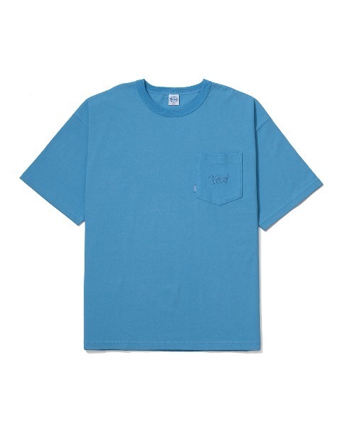 KEBOZ(ケボズ)の「POCKET S/S TEE 2(Tシャツ/カットソー・メンズ・サックスブルー/オレンジ/グリーン/パープル/ホワイト/スカイブルー/バーガンディー/ブラウン/マスタード/オリーブ系/ミックスグレー/ネイビー/ブラック/ブルー/クリーム・2XL/L/XL/M/S)」の8枚目の写真