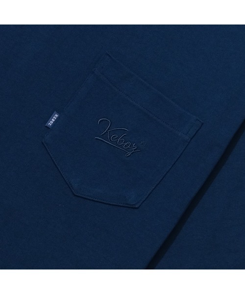 KEBOZ(ケボズ)の「POCKET S/S TEE 2(Tシャツ/カットソー・メンズ・サックスブルー/オレンジ/グリーン/パープル/ホワイト/スカイブルー/バーガンディー/ブラウン/マスタード/オリーブ系/ミックスグレー/ネイビー/ブラック/ブルー/クリーム・2XL/L/XL/M/S)」の17枚目の写真