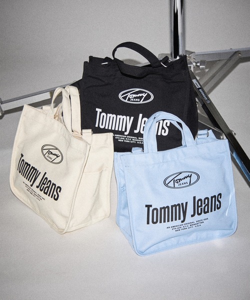 tommy jeans(トミー ジーンズ)の「【オンライン限定カラーあり】キャンバストートバッグ(トートバッグ・メンズ・ブラック/ブルー/ホワイト・FREE)」の4枚目の写真