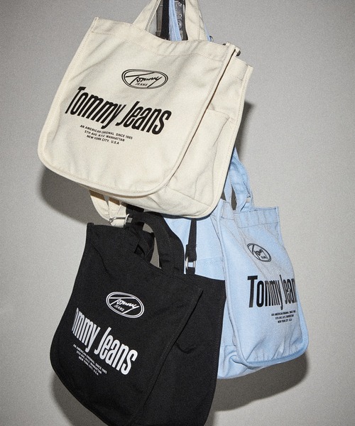 tommy jeans(トミー ジーンズ)の「【オンライン限定カラーあり】キャンバストートバッグ(トートバッグ・メンズ・ブラック/ブルー/ホワイト・FREE)」の5枚目の写真