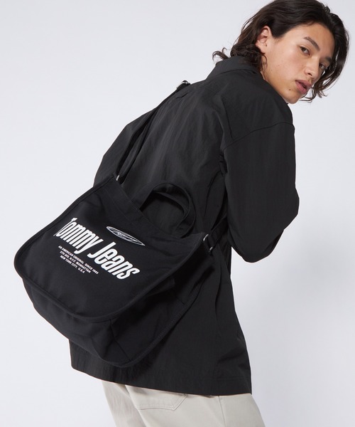 トミージーンズトートバッグ tommy jeans（トミー ジーンズ）の「キャンバストートバッグ