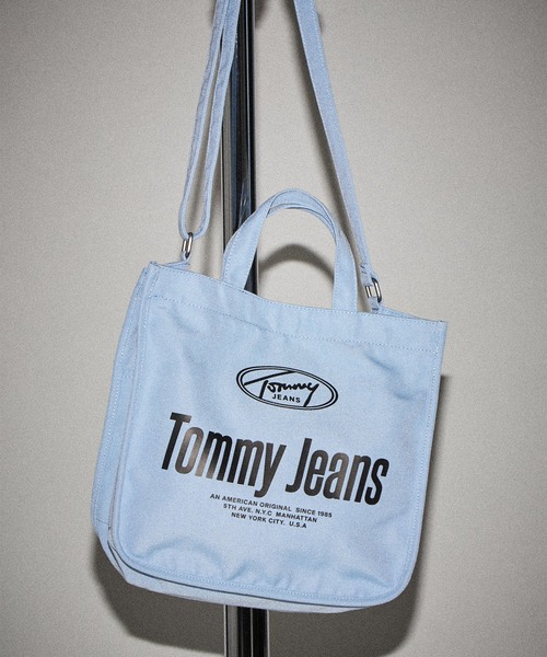 tommy jeans(トミー ジーンズ)の「【オンライン限定カラーあり】キャンバストートバッグ(トートバッグ・メンズ・ブラック/ブルー/ホワイト・FREE)」の21枚目の写真