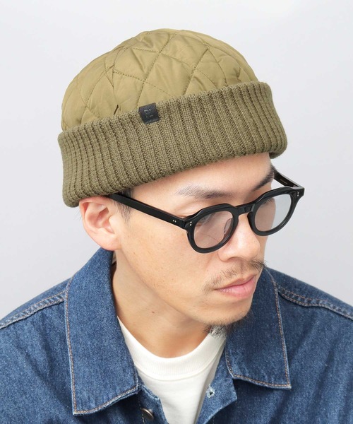 セール】キルティング ワイドリブ ロールワッチ（ニットキャップ