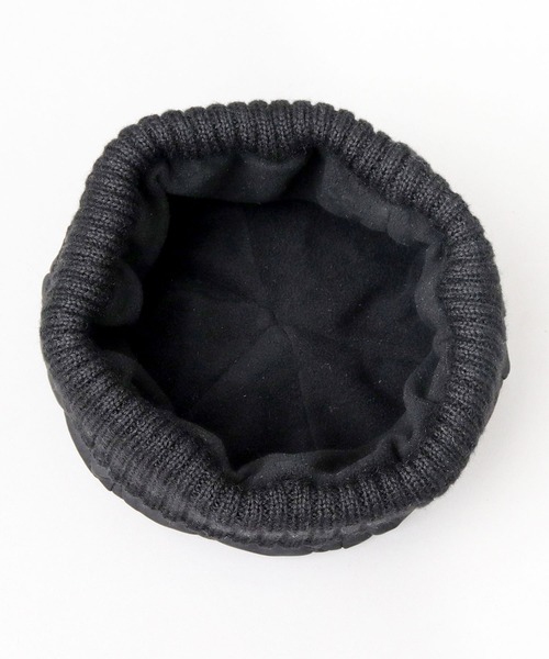 ReqHatter(レックハッター)の「キルティング ワイドリブ ロールワッチ(ニットキャップ/ビーニー・メンズ・ブラック/カーキ・FREE)」の18枚目の写真