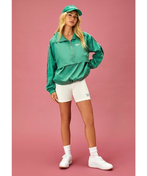 FOREVER 21(フォーエバー トゥエンティーワン)の「【Reebok(リーボック)】コラボジャージプルオーバー(ジャージ・レディース・グリーン系その他3・SMALL/LARGE/MEDIUM)」の2枚目の写真