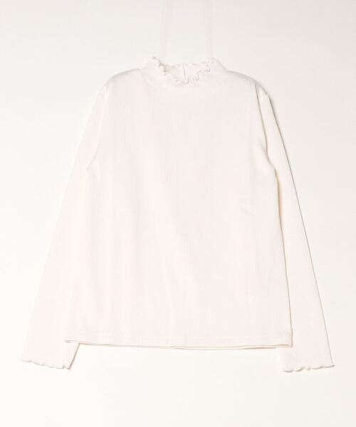 NAVY（ネイビー）の「時短アンサンブル ジャンパースカート+ハイネック長袖Tシャツ セット（ジャンパースカート・レディース・ブラウン/ネイビー/ブラック・L/M）」の5枚目の写真