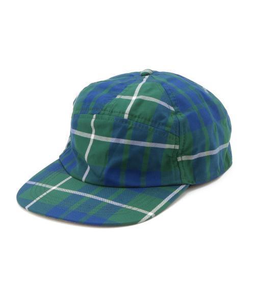 BEAMS BOY(ビームスボーイ)の「BEAMS BOY / チェック キャップ 15FW(キャップ・レディース・グリーン/ネイビー・ONE SIZE)」の9枚目の写真