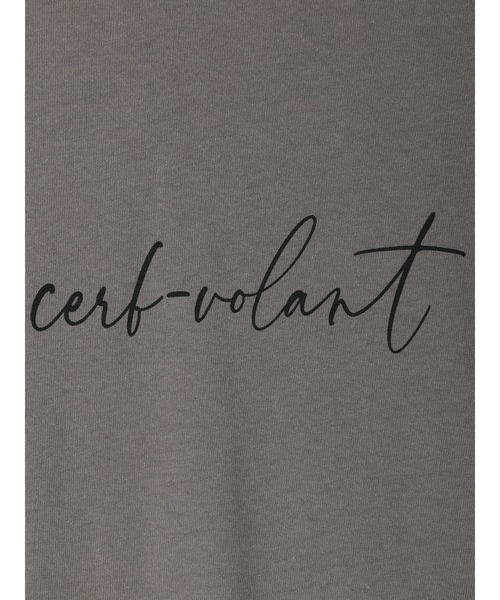 Green Parks(グリーンパークス)の「手書き風ロゴTEE(Tシャツ/カットソー・レディース・オフホワイト/ブラック/グレー・FREE)」の19枚目の写真