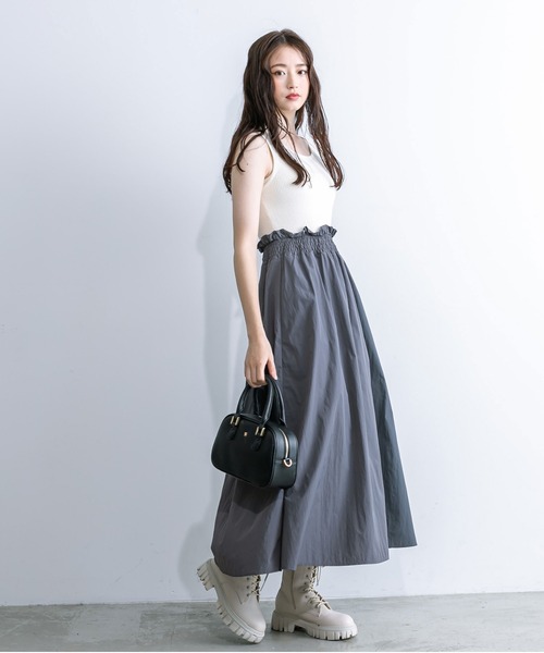 OLIVE des OLIVE（オリーブデオリーブ）の「【WEB限定】ZIPボレロ付ドッキングワンピース　1032090240（ワンピース・レディース・ラベンダー/オフホワイト/ブラック・FREE）」の13枚目の写真