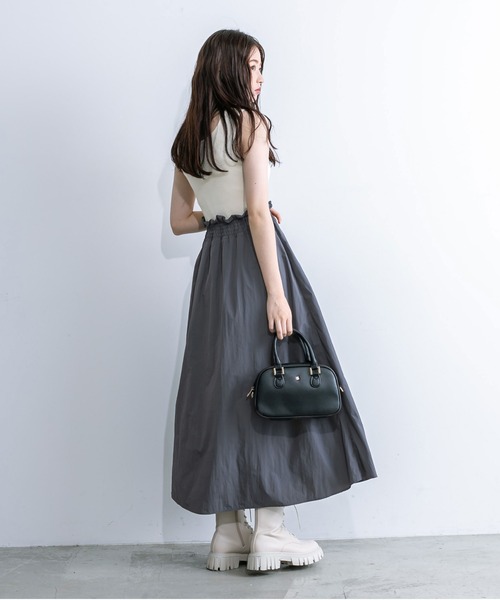 OLIVE des OLIVE（オリーブデオリーブ）の「【WEB限定】ZIPボレロ付ドッキングワンピース　1032090240（ワンピース・レディース・ラベンダー/オフホワイト/ブラック・FREE）」の14枚目の写真