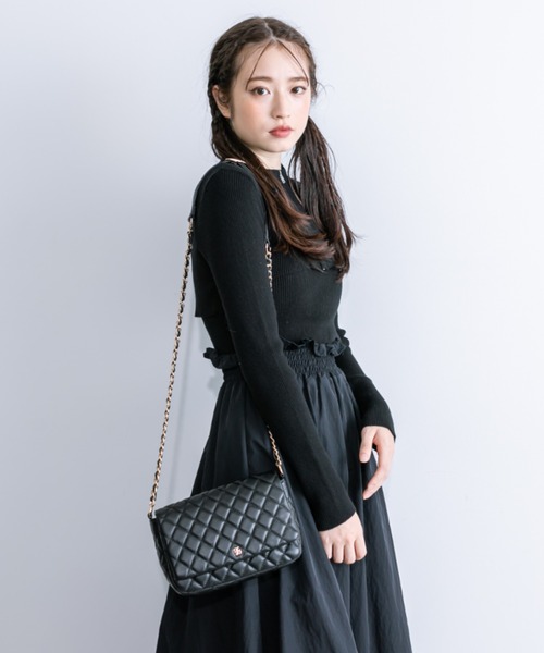 OLIVE des OLIVE（オリーブデオリーブ）の「【WEB限定】ZIPボレロ付ドッキングワンピース　1032090240（ワンピース・レディース・ラベンダー/オフホワイト/ブラック・FREE）」の22枚目の写真