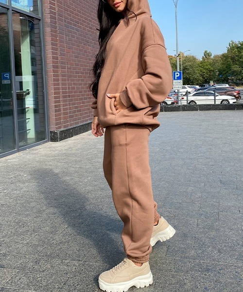 オーバーサイズスウェットパーカーセットアップ（パーカー