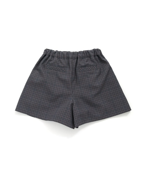 JENNI love（ジェニィラブ）の「【ウエスト調整可能】サイドレースアップチェックショーパン（その他パンツ・キッズ・ブラウン/グレー/グリーン・130cm/160cm/140cm/150cm）」の20枚目の写真