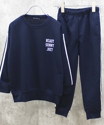 THE CASUAL（カジュアル）の「ダンボールニット　ラインテープ　BIGスウェット　セットアップ（セットアップ）」