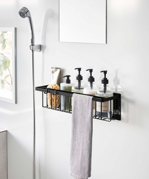 tower（タワー）の「tower(タワー) マグネットバスルームバスケット（バス/トイレグッズ・レディース・ブラック/ホワイト・F）」の2枚目の写真