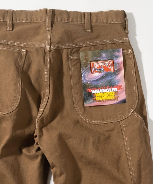 Wrangler(ラングラー)の「【Wrangler/ラングラー】PAINTER カラーペインターパンツ/スケーターパンツ/ルーズシルエット/カラーパンツ/【選べるマルチカラー】(デニムパンツ・メンズ・パープル/マスタード/ダークブルー/ブラウン/アイボリー/ライトグリーン/レッド/ブラック/オレンジ・XS/L/XL/M/S)」の4枚目の写真
