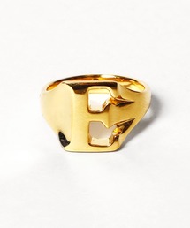 SYMPATHY OF SOUL/シンパシーオブソウル Initial Ring Gold イニシャルモチーフ ゴールドリング 指輪