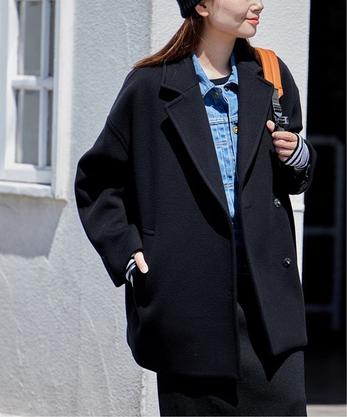 美品✨JOURNAL STANDARD スーパー140ビーバーテーラーコート JOURNAL STANDARD（ジャーナルスタンダード）の「《追加