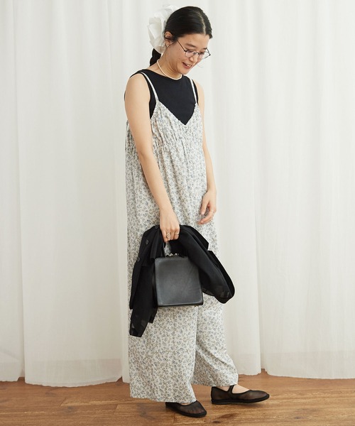 fig London(フィグロンドン)の「pattern mesh boat neck no sleeve(Tシャツ/カットソー・レディース・ブラック/ホワイト・FREE)」の6枚目の写真