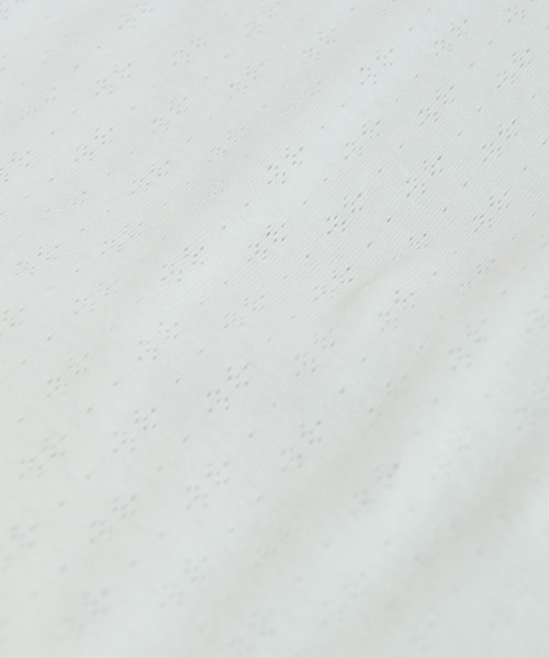 fig London(フィグロンドン)の「pattern mesh boat neck no sleeve(Tシャツ/カットソー・レディース・ブラック/ホワイト・FREE)」の14枚目の写真