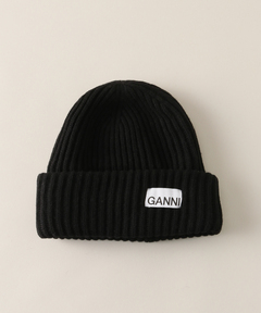 【ちーかま】GANNI ダークグレー ニットビーニー ちーかま様専用】GANNI ダークグレー ニットビーニー