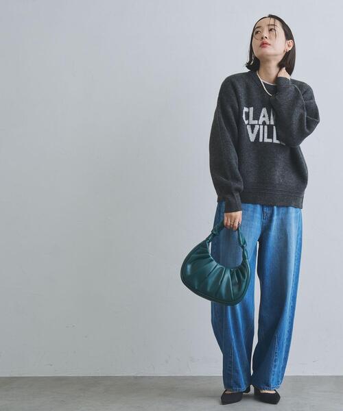 coen(コーエン)の「フラッフィーロゴジャカードニット(WEB限定カラー)(ニット/セーター・レディース・オフホワイト/グレー/ダークグレー/モカ/レッド・M/L)」の20枚目の写真